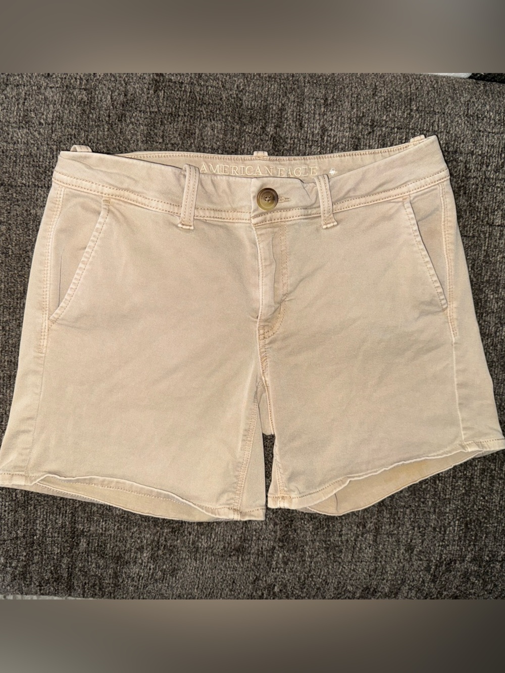 American Eagle Outfitters Women's Khaki Bermuda Shorts